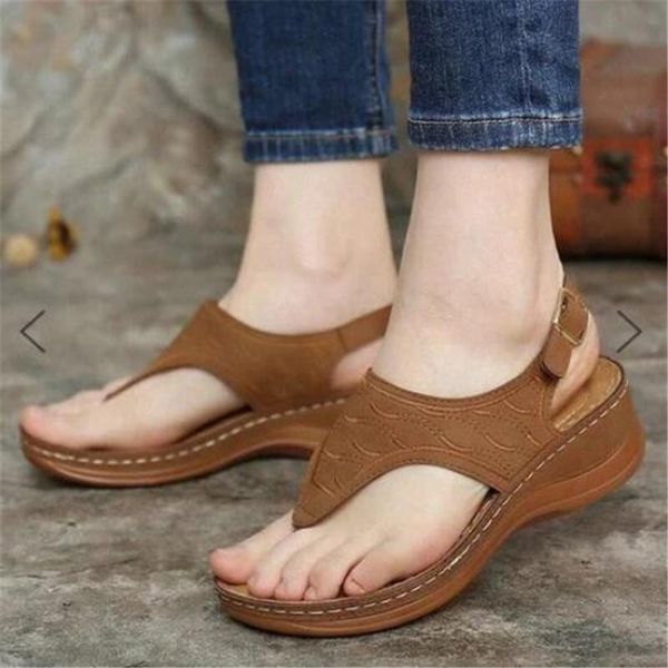 

slippers 2021 summer roman women's sandals large size womens shoes casual platform fashion women sandalias beach, Black
