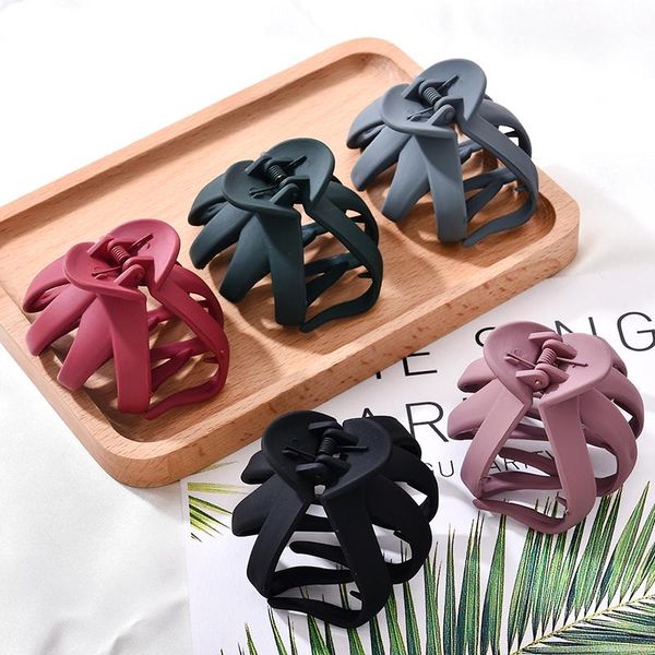

hair accessories 2021 tortoise shell claw clip frosting large girls clips french barrette for women