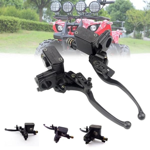 

motorcycle brakes atv left and right front brake cylinder hydraulic pump 50-250cc handle fitting motorbike accessories