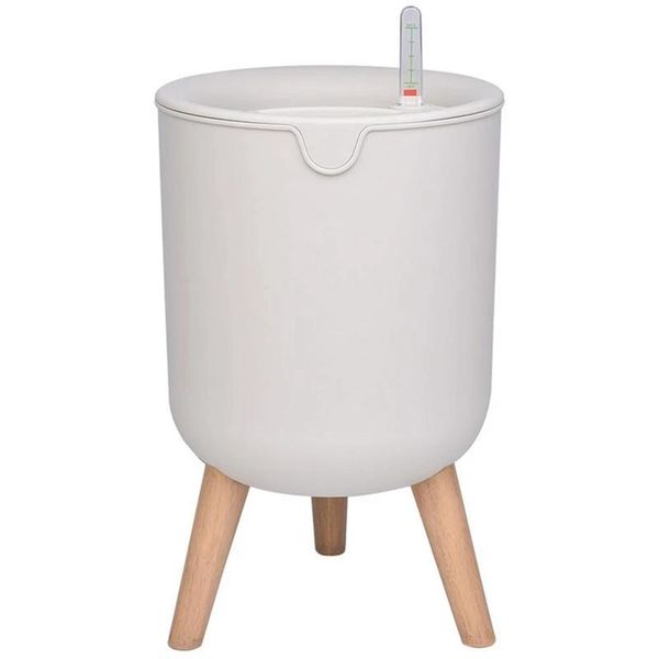 

novelty items household indoor automatic self-watering flower pot large floor-standing potted storage basin with water level indicator
