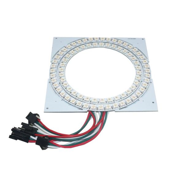 

led pixels light 16/24/35/45 leds smd rgb dc5v ws2812b individual addressable ring round lamp development board for toy cars