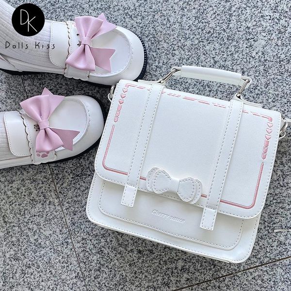 

evening bags kawaii bow crossbody girls fashion cow pattern purses and handbags for women japanese totes cute shoulder bag pu leather