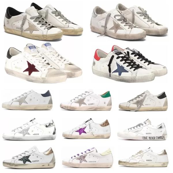 

traditional italian craftsmanship dirty shoes golden goose sequin classic goldens gooses super star gg moose cowhide leather casual man wome