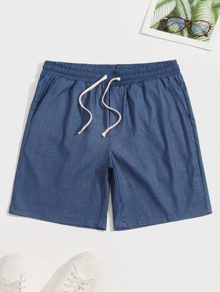 

men drawstring waist shorts l3iw#, Black