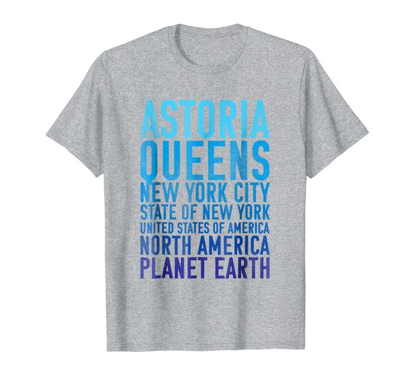 

astoria shirt : astoria queens new york of planet earth tshi, White;black