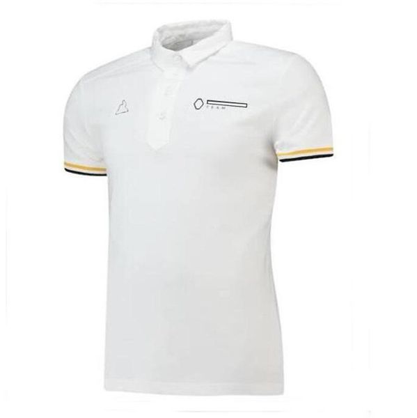 

2021f1 formula one polyester quick-drying men's and women's short-sleeved lapel t-shirt polo plus size loose can be customized rac
