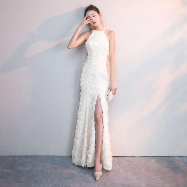 

grey bride cheongsam women wedding dress fashion chinese style elegant long qipao luxury robe party dresses vestido xs-xxxl, Red