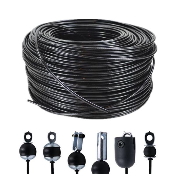 

accessories gym pulley cable wire rope thick 5mm/6mm pu skin for replacement fitness exercise attachment home workout equipment