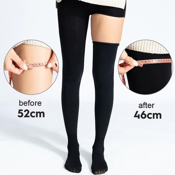 

socks & hosiery black 800d compression pantyhose women tights 150g spring autumn calorie burn stockings slim leg shaping medias de mujer, Black;white