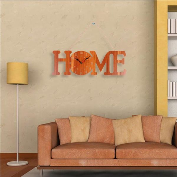 

wall clocks art clock home rope hanging removable 3d diy living room decor for el