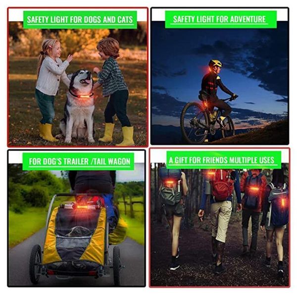 

motorcycle helmets helmet cycle bike night safety signal rechargeable light tail lamp warning taillight led rear water f4v5