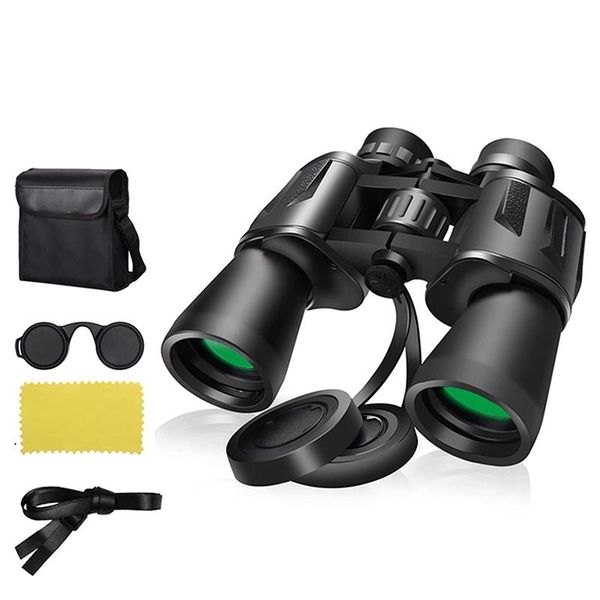 

telescope & binoculars 10x50 binoculars, for adults, hd waterproof professional, powerful compact