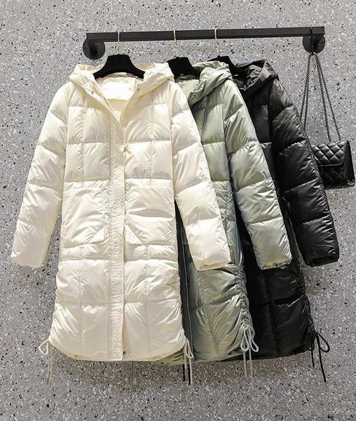 

women's jackets obrix casual style female warm jacket hooded button up collar full sleeve assymetric length straight outerwear for wome, Black;brown