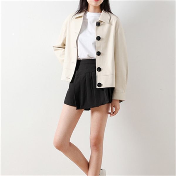 

2021 new fashion genuine sheep leather jacket g42 cfio, Black;brown