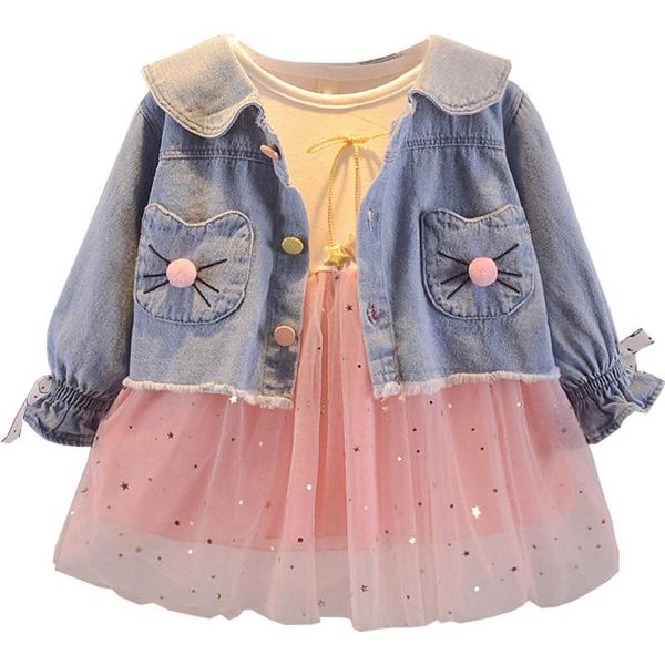 

girl's dresses 2021 dress autumn wear 1, Red;yellow