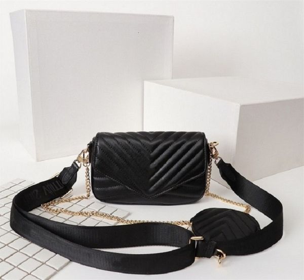 

luxurys designers bags genuine leather 53936 handbag fashion messenger ladies bag favorite multi pochette new wave 4 colors, Black;green