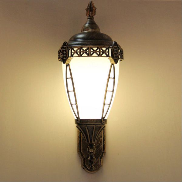 

2021 new europa prova dwaterproof gua ao ar livre lmpada de parede ptio gateway suti porta da frente luz e27 decorao iluminao villa 17we