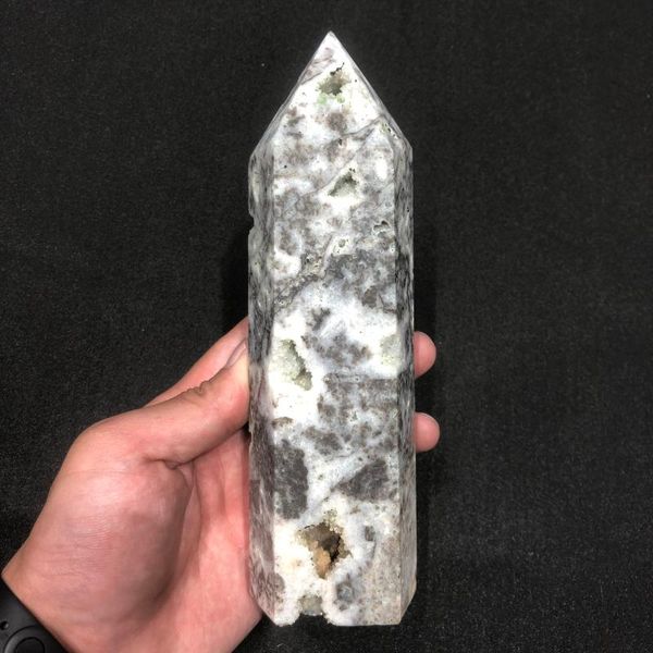 

decorative objects & figurines 1pc natural crystals quartz sphalerite tower energy point reiki stone room home office aquarium decoration ac