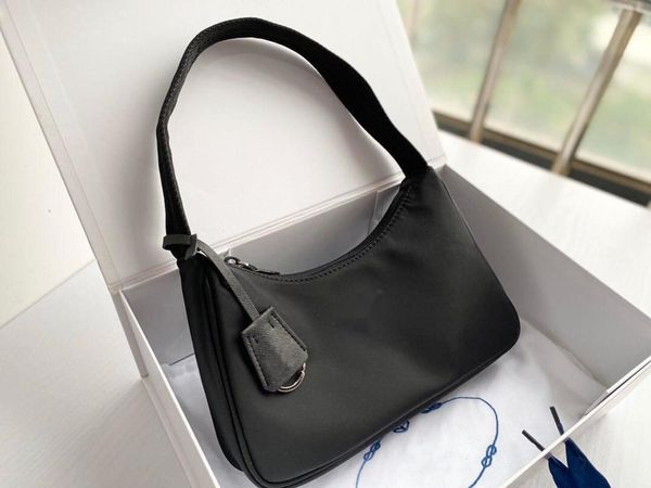 

2020 women re-edition tote nylon leather shoulder bag crossbody handbag