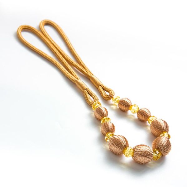 

modern and simple velvet bead curtain straps perforation installation curtain straps home decor