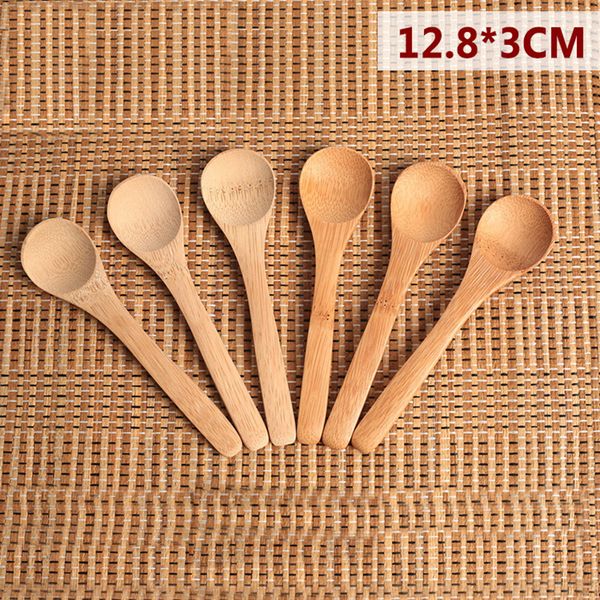

wooden jam spoon baby honey coffee new delicate kitchen using condiment small 12.8*3cm japanese bamboo eco