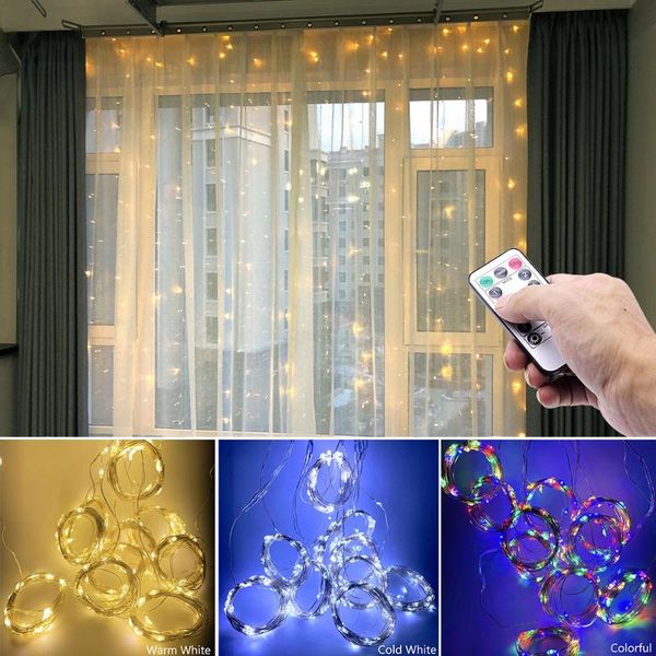 

strings 3m christmas decorations for home curtain string lights decor fairy decoration led year navidad