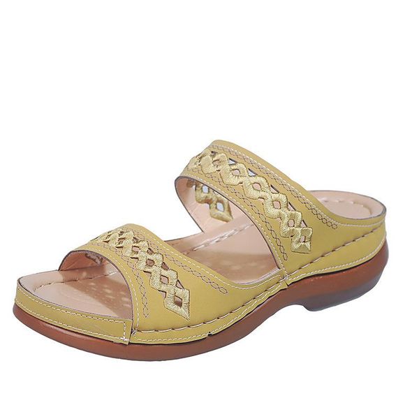 

slippers women summer slipper platform ladies pu leather flat shoes female casual slingbacks sandals comfortable woman, Black