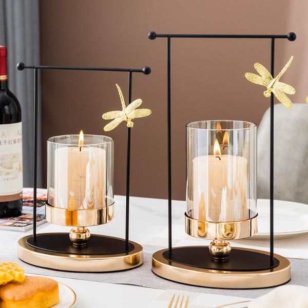 

candle holders wedding decoration table centerpieces glass holder home decor accessorie for living room luxury stick