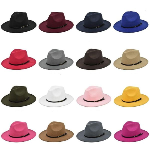 

berets women belt buckle fedora hat, Blue;gray