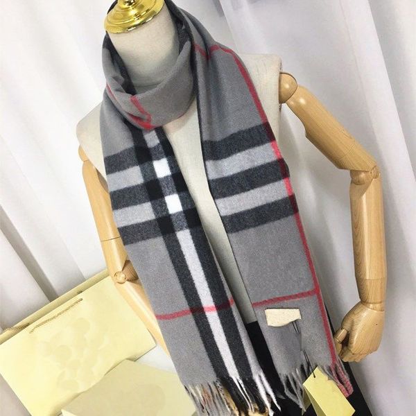 

designer scarf men and women versatile with logo 8 styles in autumn and winter warm and comfortable bib fashion, Blue;gray
