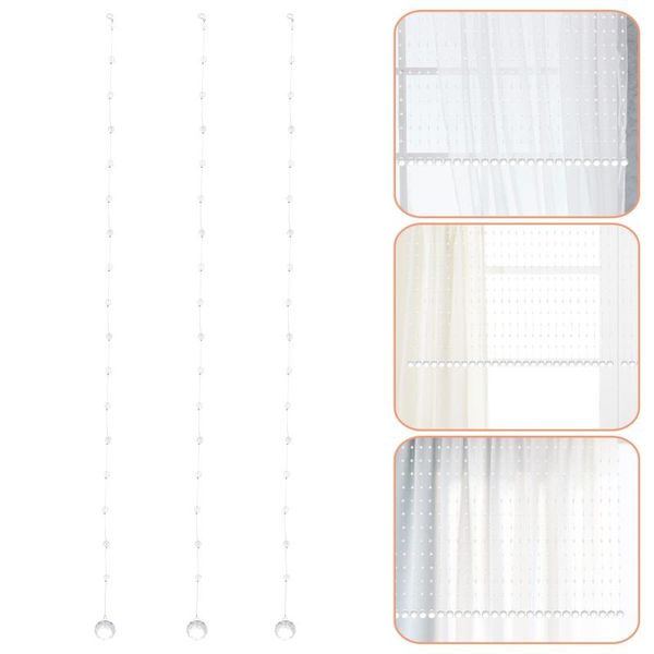 

curtain & drapes 3pcs string diy charm household hanging decoration crystal bead decor