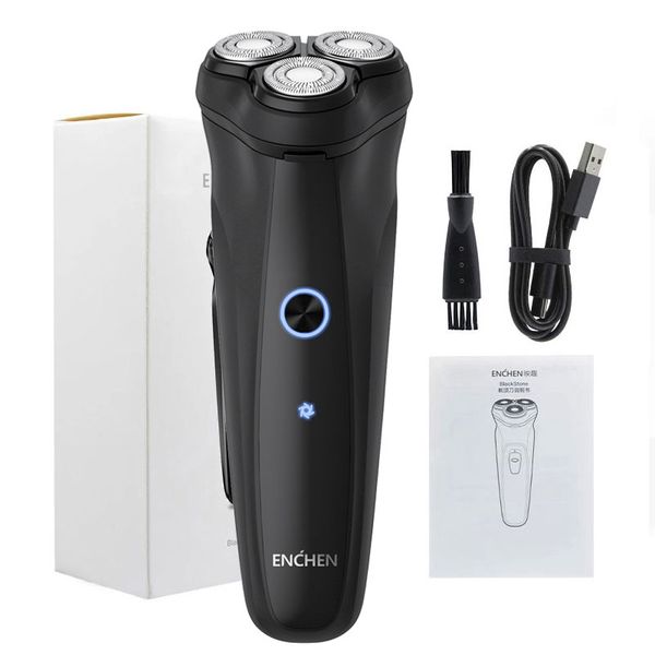 

enchen warrior electric shaver for men rechargeable cordless 3d rotary electric razor pop-up beard trimmer face shaving machine