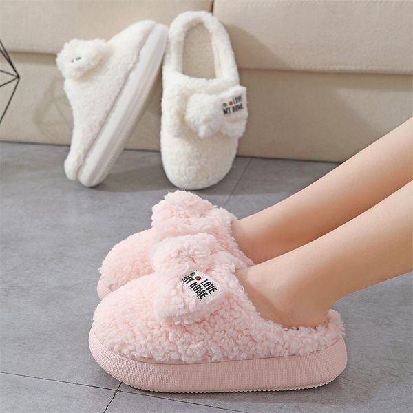 

slippers shoes women winter high heel autumn sandalias mujer, Black