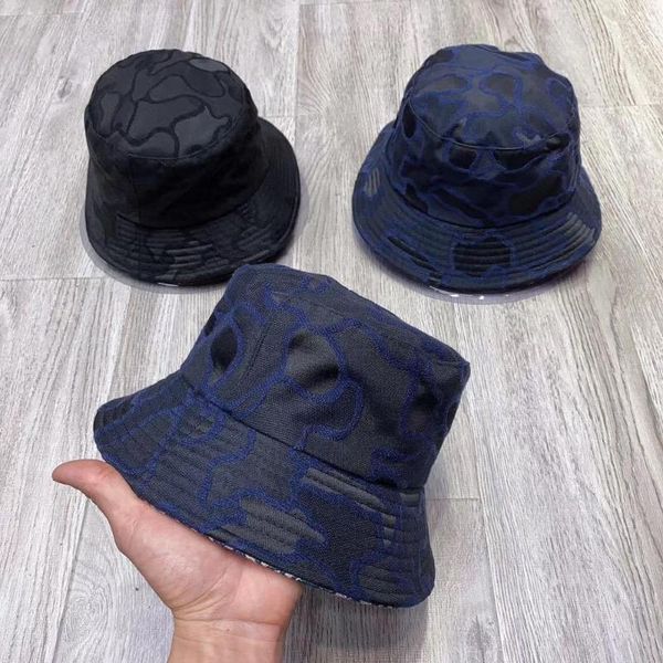 

wide brim hats fashion ladies girls army canvas letters bucket fishing hunting outdoor sun hat gift, Blue;gray