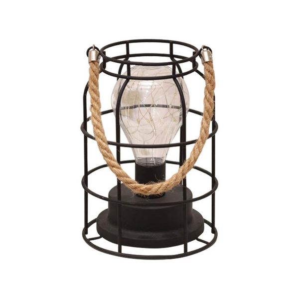 

battery powered bar iron outdoor wedding party led lantern patio home decor cordless usb rechargeable 15 fairy lights hanging