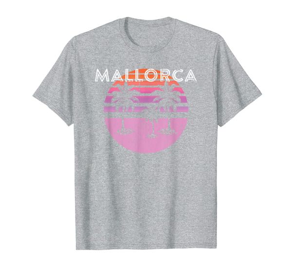 

mallorca spain vacation souvenir gift t-shirt t-shirt, White;black