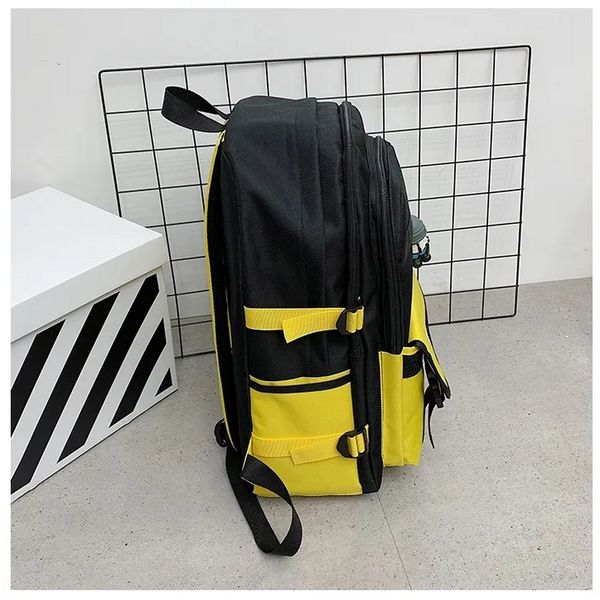 

patchwork large backpack women nylon backpack for school teenage girls high student bagpack panelled college backbag big
