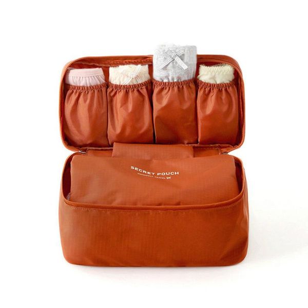 

storage bags 7 colors cubic shape home travel bag bra wash universal protective compartment polyester