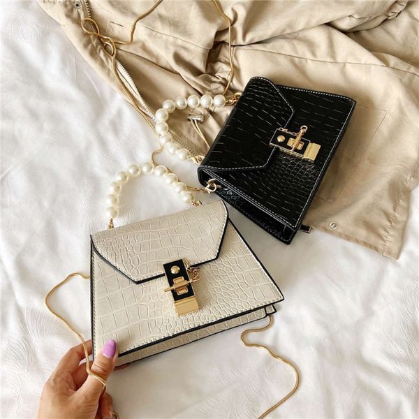 

hbp french underarm women's 2021 new fashion pearl portable messenger bag