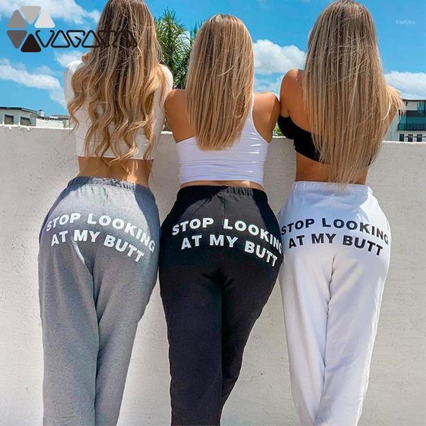 

running pants women sweatpants letter printed autumn casual harem high waist loose sports trousers joggers streetwear female1, Black;blue