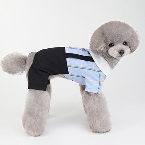 

pet clothing spring and summer new dog clothes student style suit puppy clothes
