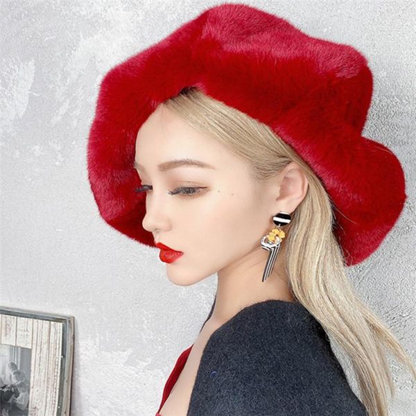

ladies handmade beret felt cloud painter hat warm and thick berets, Blue;gray