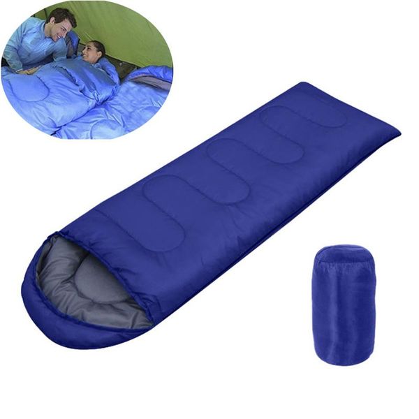 

sleeping bags envelope camping bag outdoor portable for traveling hiking three seasons warm cold lazybag x904b