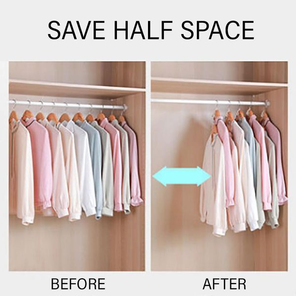 

hangers & racks multi-function wardrobe space-saving hanger hook coat plastic closet stack rack bedroom storage organizer