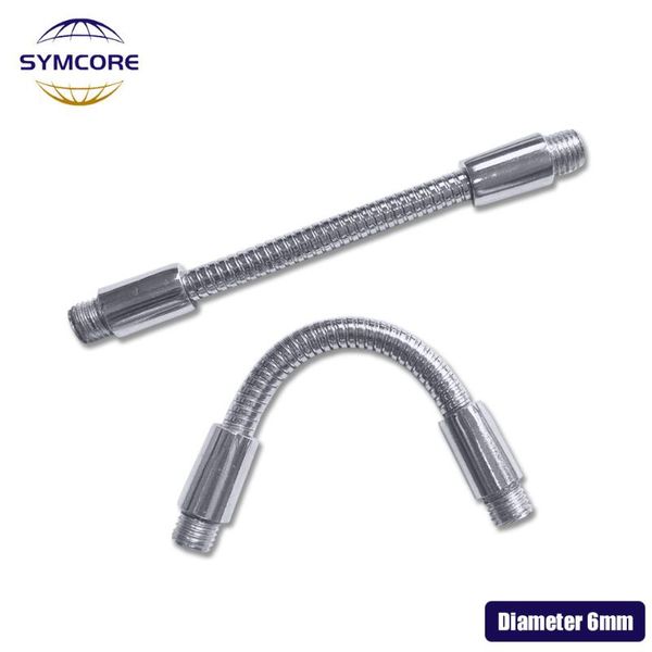 

diameter 6mm mini led clip desk lamp snake tube outer m8 gooseneck spotlight showcase light flexible metal tube