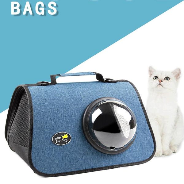 

cat carriers,crates & houses 2021 breathable window carrying bag portable travel astronaut transparent space pet carrier