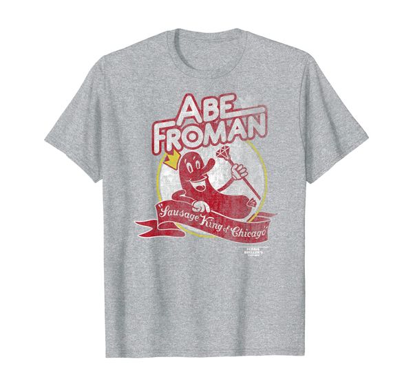 

ferris bueller abe froman t-shirt, White;black