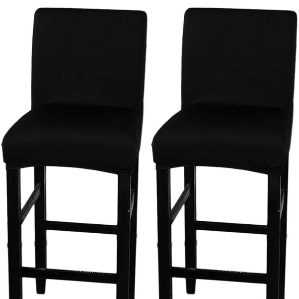 

chair covers 2 pack cover slipcover counter stool dining room kitchen bar cafe furniture seat stretch protecto