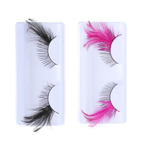 

false eyelashes 2pairs fake supple creative stage performance beauty tools