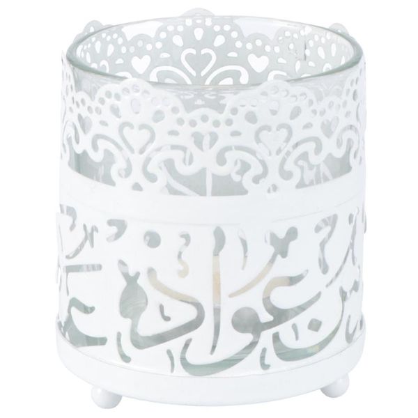 

1pc glass decorative elegant creative table adornment candleholder candlestick